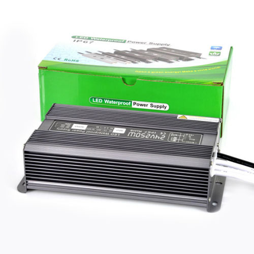 250W10.4A DC24V Constant Voltage Outdoor Waterproof IP67 Switching LED Driver Transformer Power Supply For LED Light Strips 250W10.4A DC24V Constant Voltage Outdoor Waterproof IP67 Switching LED Driver Transformer Power Supply For LED Light Strips